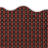 Printed Scalloped Christmas Tree Skirt