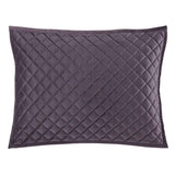 Velvet Quilted Pillow Sham Set, King