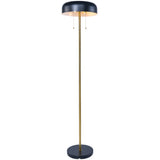 Vesper Floor lamp with Black outer and White inner