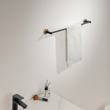 ANZZI Modern 4-Piece Bathroom Hardware Set, RHINO ALLOY Certified Stainless Steel & Zinc, Complete Wall Mount Installation, Multiple Finishes
