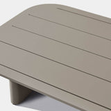 VICTORIA ALUMINUM Slatted Coffee Table