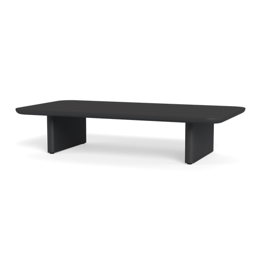 VICTORIA ALUMINUM Slatted Coffee Table