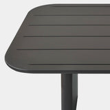VICTORIA ALUMINUM Slatted Dining Table 108"