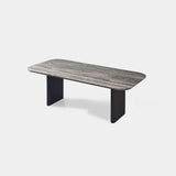 VICTORIA ALUMINUM Stone Dining Table 81"