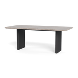 VICTORIA ALUMINUM Stone Dining Table 81"