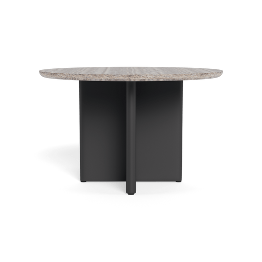 VICTORIA ALUMINUM Stone Round Dining Table 48"