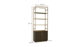 Elliot Bookshelf Brown