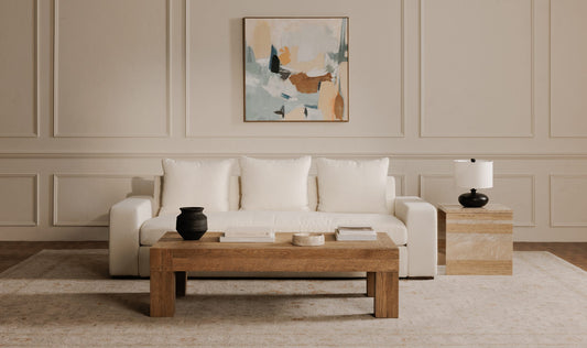 Evander Coffee Table Rectangle Aged Oak
