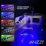 FULLY LOADED Wheelchair Access Walk-in Tub with Air and Whirlpool Jets Hot Tub | Quick Fill Waterfall Tub Filler with 6 Setting Handheld Shower Sprayer | Including Aromatherapy, LED Lights, V-Shaped Back Jets, and Auto Drain