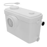 ANZZI Nesso 1.6 GPF Upflush Macerating Toilet System, Comfort Height, Soft-Close Lid, Powerful 0.8 HP Pump (26 ft Vertical / 197 ft Horizontal), Multi-Fixture Capacity, White