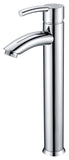 ANZZI Quartet Series Single Handle High Arc Vessel Sink Faucet, 1.2 GPM, Various Finishes