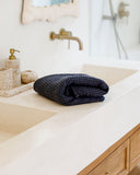 Waffle Kitchen Towel in Dark gray