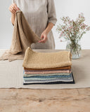 Waffle Kitchen Towel in Beige