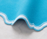 Turquoise Placemats - Scalloped