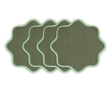 Round Green Placemats