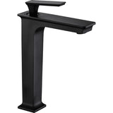 ANZZI Saunter High Arc Single Hole Faucet (8.75" H), 1.2 GPM WaterSense Certified, Rhino Alloy Solid Brass, for Vessel Sinks, Various Finishes