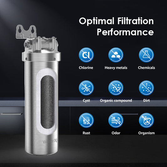 Stainless Steel Under Sink Water Filter | Direct Connect Filtration System