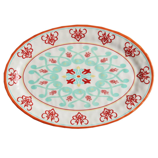 Western Motif Melamine Serving Platters, Set of 12, 2 MOQ