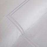 400TC Double Embroidery Sateen Solid Cotton Day Bed Set