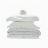 300TC Cotton Percale Solid All-In Bedding Bundle