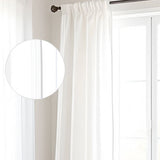 400TC Cotton Sateen Classic Embroidery Cotton Curtain (Set Of 2)