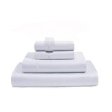 400TC Luxurious Double Embroidery Cotton Sateen Solid Bedding Bundle