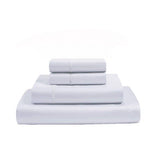 400TC Luxurious Double Embroidery Cotton Sateen Solid Bedding Bundle