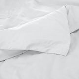 400TC Luxurious Single Embroidery Cotton Sateen Solid Bedding Bundle