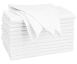 White Fabric Napkins - 22 inch