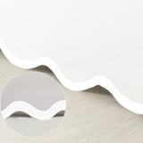 400TC Applique Scalloped Cotton Scallop Embroidery Tailored Bed Skirt