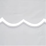 400TC Applique Scalloped Embroidery Cotton Euro Sham