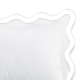 400TC Applique Scalloped Embroidery Cotton Euro Sham