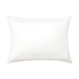 400TC Cotton Classic Embroidery Sateen Solid Pillow Sham
