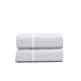 400TC Cotton Classic Luxurious Embroidery Sateen Solid Pillowcases (Set of 2)