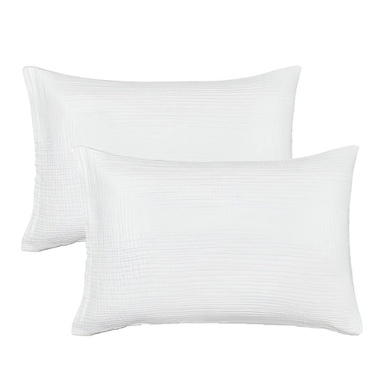 4 Layer Cotton Muslin Pillowcases  (Set Of 2)