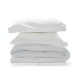 300TC Cotton Percale Solid Duvet Cover Set