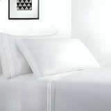 400TC Cotton Sateen Classic Embroidery Pillowcases (Set Of 2)