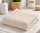 Waffle Weave Cotton Bath Towel