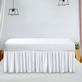 400TC Daybed Sateen Solid Cotton Gathered Bed Skirt