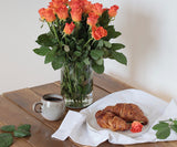 White Hemstitched Napkins - 20 inch