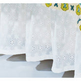 White Eyelet Bed Skirt