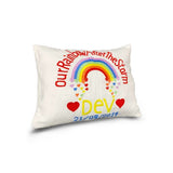Happy Birthday Themed Personalized Magic Embroidery Pillow Cover (Set of 1)