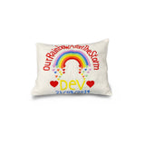 Happy Birthday Themed Personalized Magic Embroidery Pillow Cover (Set of 1)