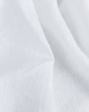 White linen pillowcase
