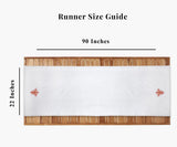 Embroidered Table Runner - Dining Table Runner