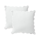 400TC Luxurious Scallop Embroidery Cotton Euro Sham