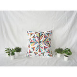 Multicolor Embroidery Pillow Cover (Set of 1)