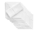 Hemstitch Cocktail Napkins - Set of 12