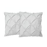 400TC Cotton Pintuck Sateen Solid Euro Sham