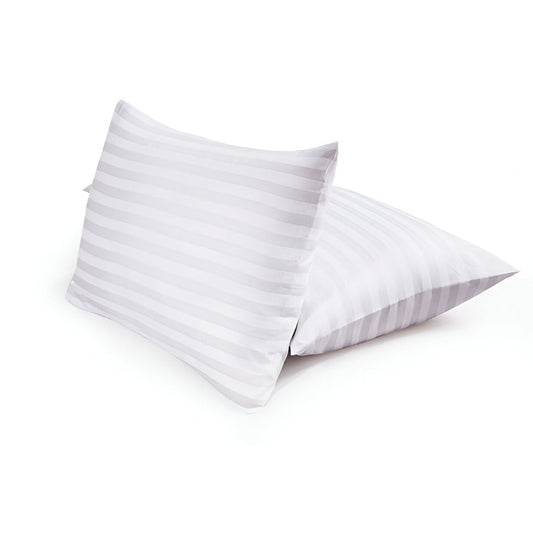 300TC Sateen Cotton Stripe Pillowcases (Set Of 2)